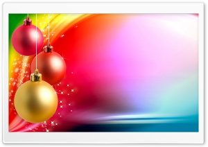 Colorful Christmas Background Ultra HD Wallpaper for 4K UHD Widescreen desktop, tablet & smartphone