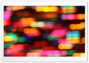 Colorful Christmas Lights Ultra HD Wallpaper for 4K UHD Widescreen desktop, tablet & smartphone