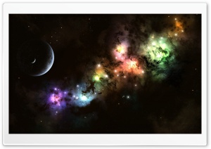 Colorful Cosmic Clouds Ultra HD Wallpaper for 4K UHD Widescreen desktop, tablet & smartphone