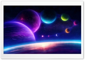 Colorful Cosmos Ultra HD Wallpaper for 4K UHD Widescreen desktop, tablet & smartphone