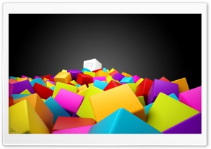 Colorful Cubes Ultra HD Wallpaper for 4K UHD Widescreen desktop, tablet & smartphone