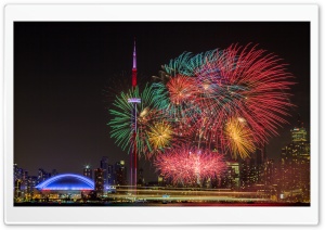 Colorful Fireworks Ultra HD Wallpaper for 4K UHD Widescreen desktop, tablet & smartphone