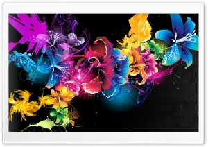Colorful Flowers Ultra HD Wallpaper for 4K UHD Widescreen desktop, tablet & smartphone