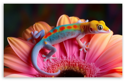 Colorful Gecko Lizard UltraHD Wallpaper for UHD 16:9 2160p 1440p 1080p 900p 720p ; 8K UHD TV 16:9 Ultra High Definition 2160p 1440p 1080p 900p 720p ; UltraWide 21:9 24:10 ; Widescreen 16:10 5:3 WHXGA WQXGA WUXGA WXGA WGA ; Fullscreen 4:3 5:4 3:2 UXGA XGA SVGA QSXGA SXGA DVGA HVGA HQVGA ( Apple PowerBook G4 iPhone 4 3G 3GS iPod Touch ) ; Tablet 1:1 ;