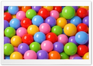 Colorful Glossy Spheres Background 4K UHD Wallpaper for Widescreen and UltraWide Desktop, UltraHD TV, Smartphone, Tablet