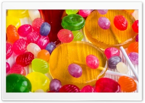 Colorful Lollipops Candies Ultra HD Wallpaper for 4K UHD Widescreen desktop, tablet & smartphone