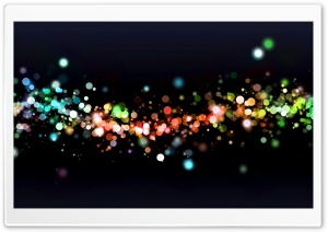 Colorful Night Bokeh Ultra HD Wallpaper for 4K UHD Widescreen desktop, tablet & smartphone