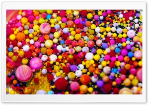 Colorful Paint Bubbles Macro Ultra HD Wallpaper for 4K UHD Widescreen desktop, tablet & smartphone