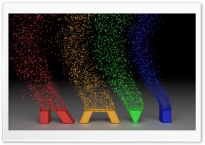 Colorful Particles Ultra HD Wallpaper for 4K UHD Widescreen desktop, tablet & smartphone