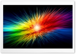 Colorful Ray Burst Ultra HD Wallpaper for 4K UHD Widescreen desktop, tablet & smartphone