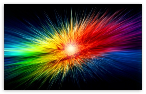 Colorful Ray Burst UltraHD Wallpaper for Wide 16:10 Widescreen WHXGA WQXGA WUXGA WXGA ;