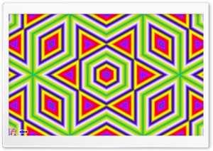 Colorful Rhombi And Triangles 4K UHD Wallpaper for Widescreen and UltraWide Desktop, UltraHD TV, Smartphone, Tablet