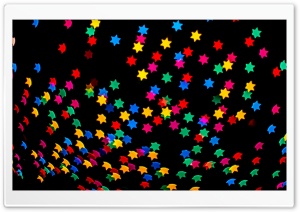 Colorful Stars Bokeh Ultra HD Wallpaper for 4K UHD Widescreen desktop, tablet & smartphone