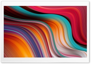 Colorful Wave Design Background Ultra HD Wallpaper for 4K UHD Widescreen desktop, tablet & smartphone