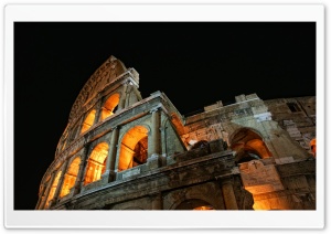 Colosseum At Night Ultra HD Wallpaper for 4K UHD Widescreen desktop, tablet & smartphone