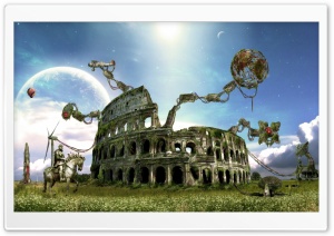 Colosseum Fantazy Ultra HD Wallpaper for 4K UHD Widescreen desktop, tablet & smartphone