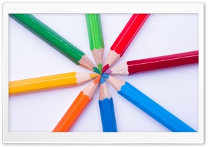 Coloured Pencils Ultra HD Wallpaper for 4K UHD Widescreen desktop, tablet & smartphone