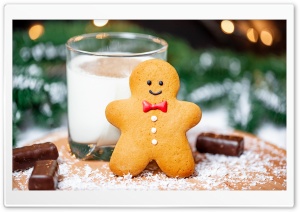 Cookie and Milk for Santa Ultra HD Wallpaper for 4K UHD Widescreen desktop, tablet & smartphone