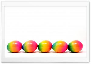 Cool Easter Dyed Eggs Ultra HD Wallpaper for 4K UHD Widescreen desktop, tablet & smartphone