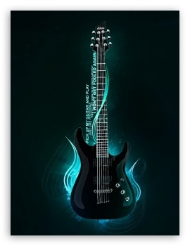 Cool Guitar UltraHD Wallpaper for Mobile 4:3 - UXGA XGA SVGA ;