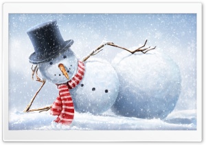 Cool Snowman Ultra HD Wallpaper for 4K UHD Widescreen desktop, tablet & smartphone