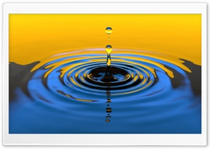 Cool Water Drops Ultra HD Wallpaper for 4K UHD Widescreen desktop, tablet & smartphone