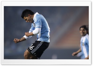 Copa America Argentina 2011 - Sergio Aguero Ultra HD Wallpaper for 4K UHD Widescreen desktop, tablet & smartphone