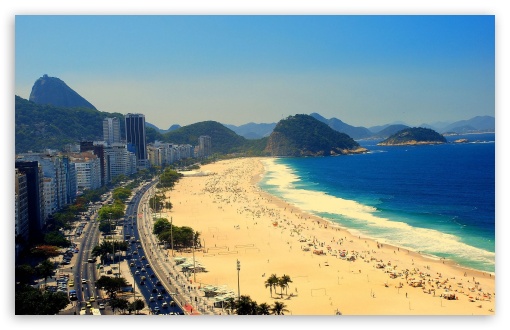 Copacabana Beach, Aerial View Of Rio de Janeiro, Brazil UltraHD Wallpaper for Wide 16:10 5:3 Widescreen WHXGA WQXGA WUXGA WXGA WGA ; 8K UHD TV 16:9 Ultra High Definition 2160p 1440p 1080p 900p 720p ; Standard 3:2 Fullscreen DVGA HVGA HQVGA ( Apple PowerBook G4 iPhone 4 3G 3GS iPod Touch ) ; Mobile 5:3 3:2 16:9 - WGA DVGA HVGA HQVGA ( Apple PowerBook G4 iPhone 4 3G 3GS iPod Touch ) 2160p 1440p 1080p 900p 720p ;