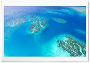 Coral Reef Aerial View Ultra HD Wallpaper for 4K UHD Widescreen desktop, tablet & smartphone