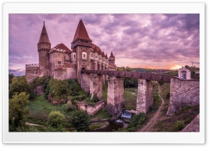Corvin Castle, Hunedoara, Romania, Europe Ultra HD Wallpaper for 4K UHD Widescreen desktop, tablet & smartphone