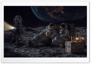 Cosmic Cinema Experience 4K UHD Wallpaper for Widescreen and UltraWide Desktop, UltraHD TV, Smartphone, Tablet