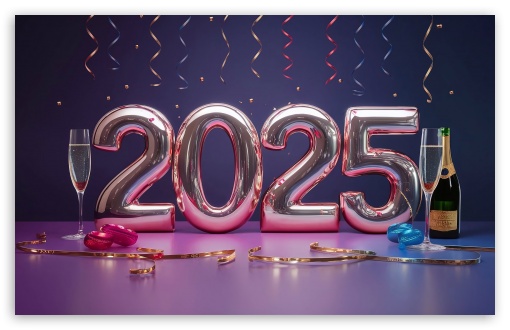 Countdown to 2025, Celebrate the New Year UltraHD Wallpaper for UHD 16:9 ; HD 16:9 ; UltraWide 21:9 24:10 32:9 32:10 ; Widescreen 16:10 5:3 ; Fullscreen 4:3 5:4 3:2 ; Dual 16:10 5:3 16:9 4:3 5:4 3:2 ;