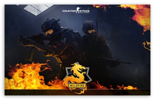 Wallpaper Counter Strike Soldiers cs go Games 1366x768