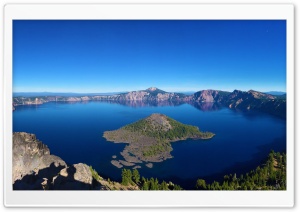 Crater Lake National Park, Oregon, United States Ultra HD Wallpaper for 4K UHD Widescreen Desktop, Lockscreen, Screensaver, TV, Tablet, Smartphone