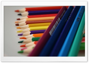 Crayons Close-Up Ultra HD Wallpaper for 4K UHD Widescreen desktop, tablet & smartphone