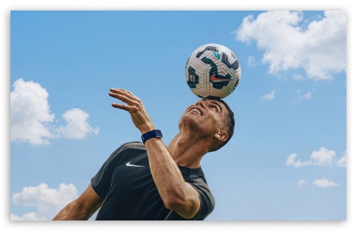 Cristiano Ronaldo with a Football UltraHD Wallpaper for UHD 16:9 ; HD 16:9 ; UltraWide 21:9 24:10 ; Widescreen 16:10 5:3 ; Fullscreen 4:3 ;