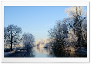 Crooked Rhine River   Winter Ultra HD Wallpaper for 4K UHD Widescreen desktop, tablet & smartphone