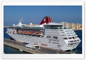Cruise Ship Dock Ultra HD Wallpaper for 4K UHD Widescreen desktop, tablet & smartphone