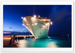 Cruise Ship Port Ultra HD Wallpaper for 4K UHD Widescreen desktop, tablet & smartphone