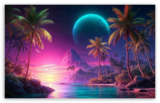 Crystalline Waters, Island, Otherworldly UltraHD Wallpaper for HD 16:9 ; UltraWide 21:9 ; Widescreen 16:10 5:3 ; Fullscreen 4:3 5:4 3:2 ; Tablet 1:1 ; Mobile 9:16 10:16 2:3 3:5 3:4 ;