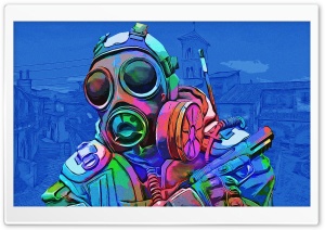 CSGO - Toxic - Blue Ultra HD Wallpaper for 4K UHD Widescreen desktop, tablet & smartphone