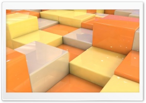 Cubes With Fantastic Reflections Ultra HD Wallpaper for 4K UHD Widescreen desktop, tablet & smartphone