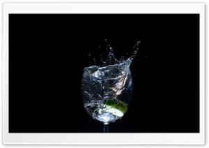 Cucumber Splash Ultra HD Wallpaper for 4K UHD Widescreen desktop, tablet & smartphone
