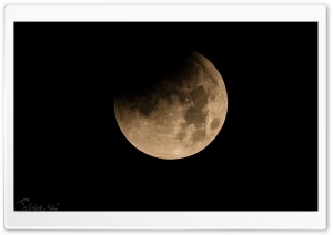 Current Moon Phase Ultra HD Wallpaper for 4K UHD Widescreen desktop, tablet & smartphone