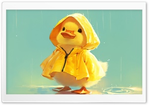 Cute Duckling Art 4K UHD Wallpaper for Widescreen and UltraWide Desktop, UltraHD TV, Smartphone, Tablet