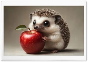 Cute Hedgehog 4K UHD Wallpaper for Widescreen and UltraWide Desktop, UltraHD TV, Smartphone, Tablet