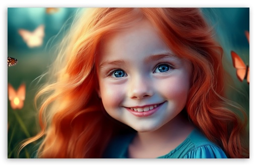 Cute Redhead Girl UltraHD Wallpaper for UHD 16:9 ; HD 16:9 ; UltraWide 21:9 24:10 ; Widescreen 16:10 5:3 ; Fullscreen 4:3 5:4 3:2 ; Tablet 1:1 ; Mobile 9:16 9:19.5 9:20 10:16 2:3 3:5 3:4 ;