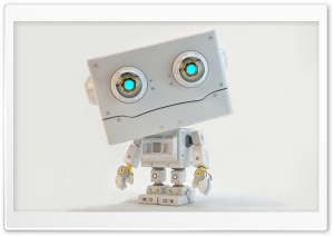 Cute Robot 4K UHD Wallpaper for Widescreen and UltraWide Desktop, UltraHD TV, Smartphone, Tablet