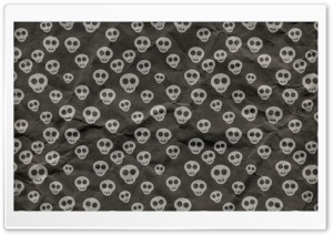 Cute Skulls Wrapping Paper Ultra HD Wallpaper for 4K UHD Widescreen desktop, tablet & smartphone