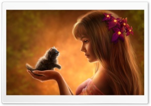 Cutest Kitten Ultra HD Wallpaper for 4K UHD Widescreen desktop, tablet & smartphone